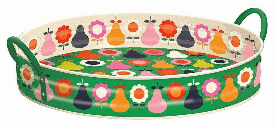 Pear Large Handled Tray