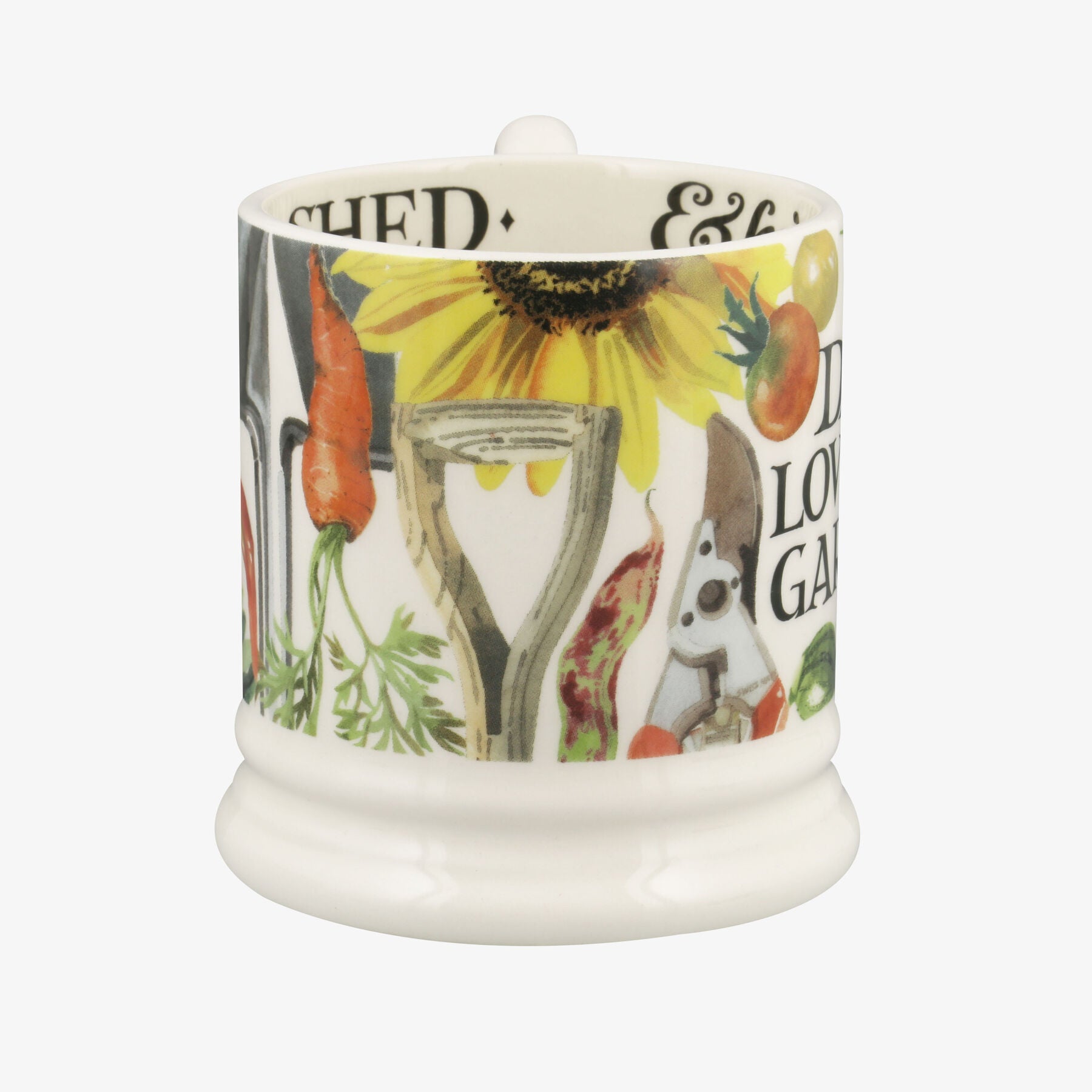 Half Pint Mug Dad Loves His Garden