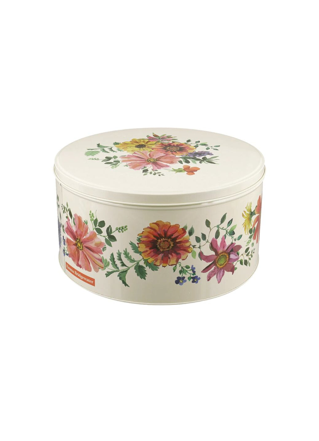 Garden Flowers Round Tin Medium