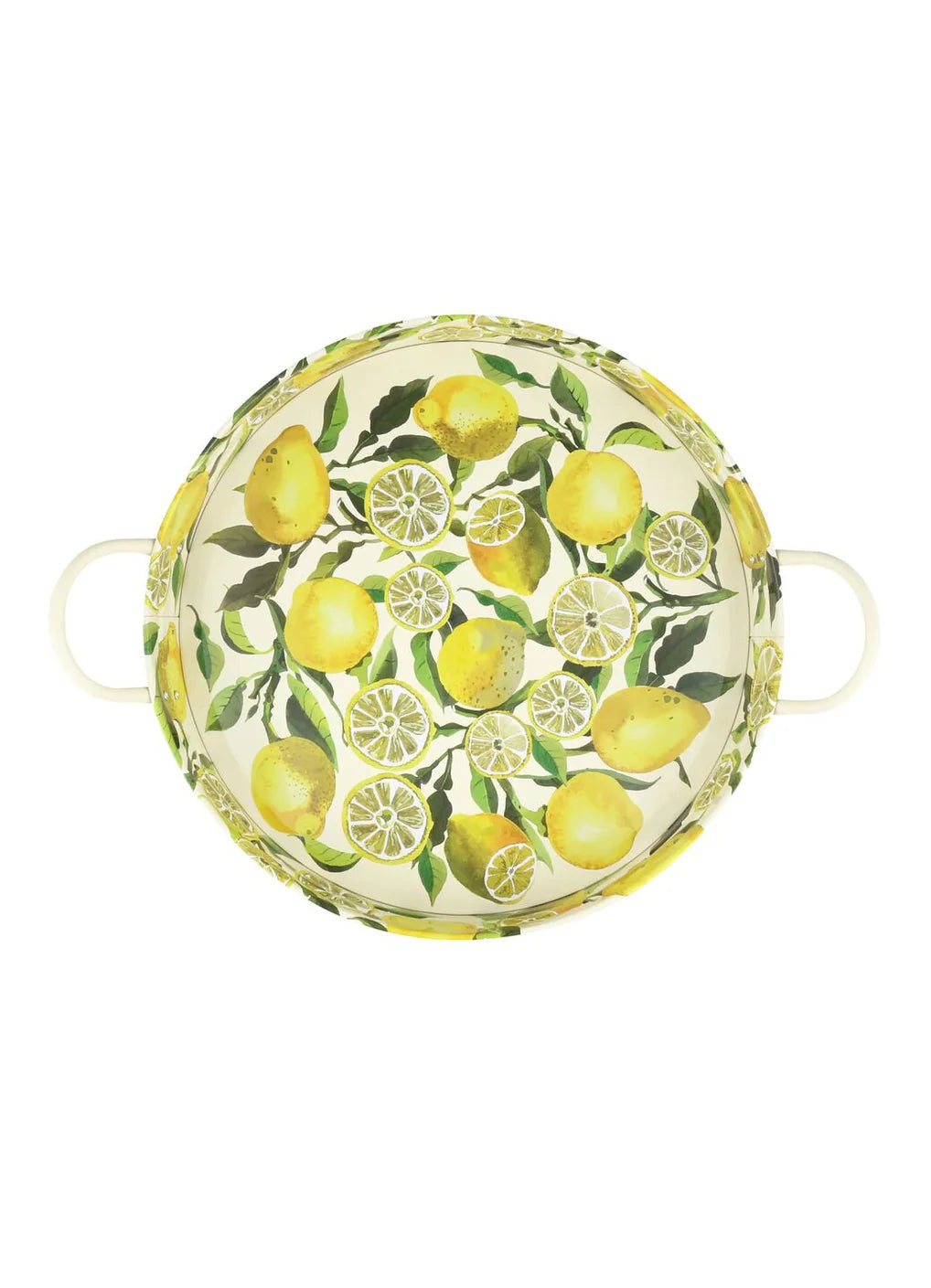 Large Handled Tray-Lemons