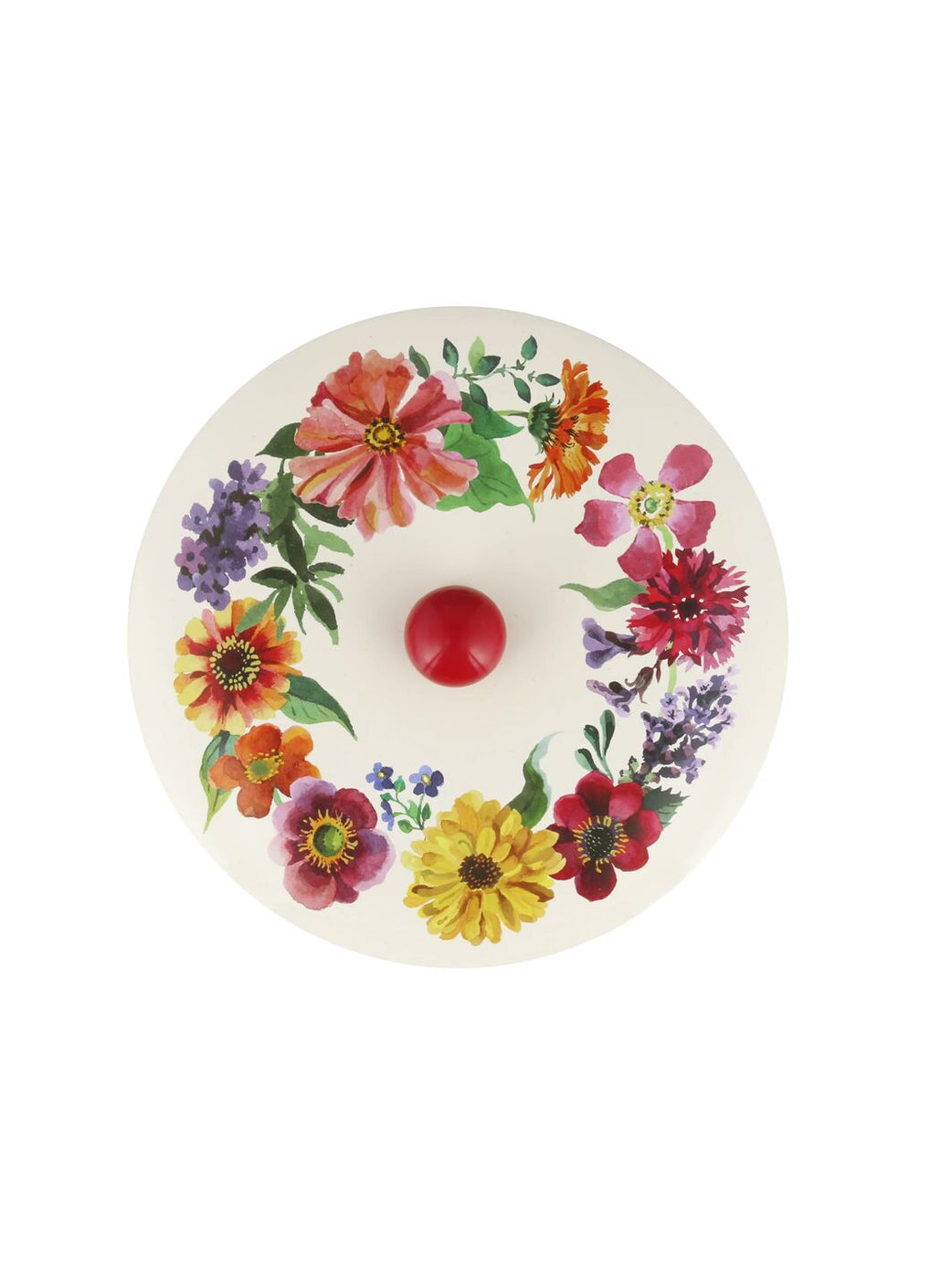 Garden Flowers Biscuit Barrell