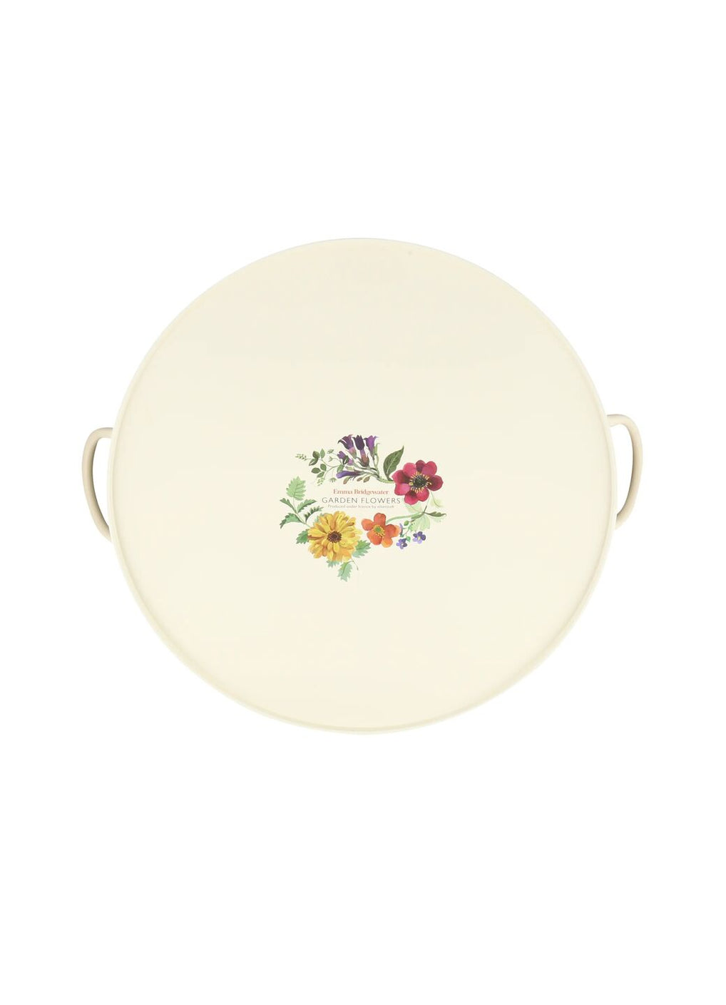 Garden Flowers Handled Tray