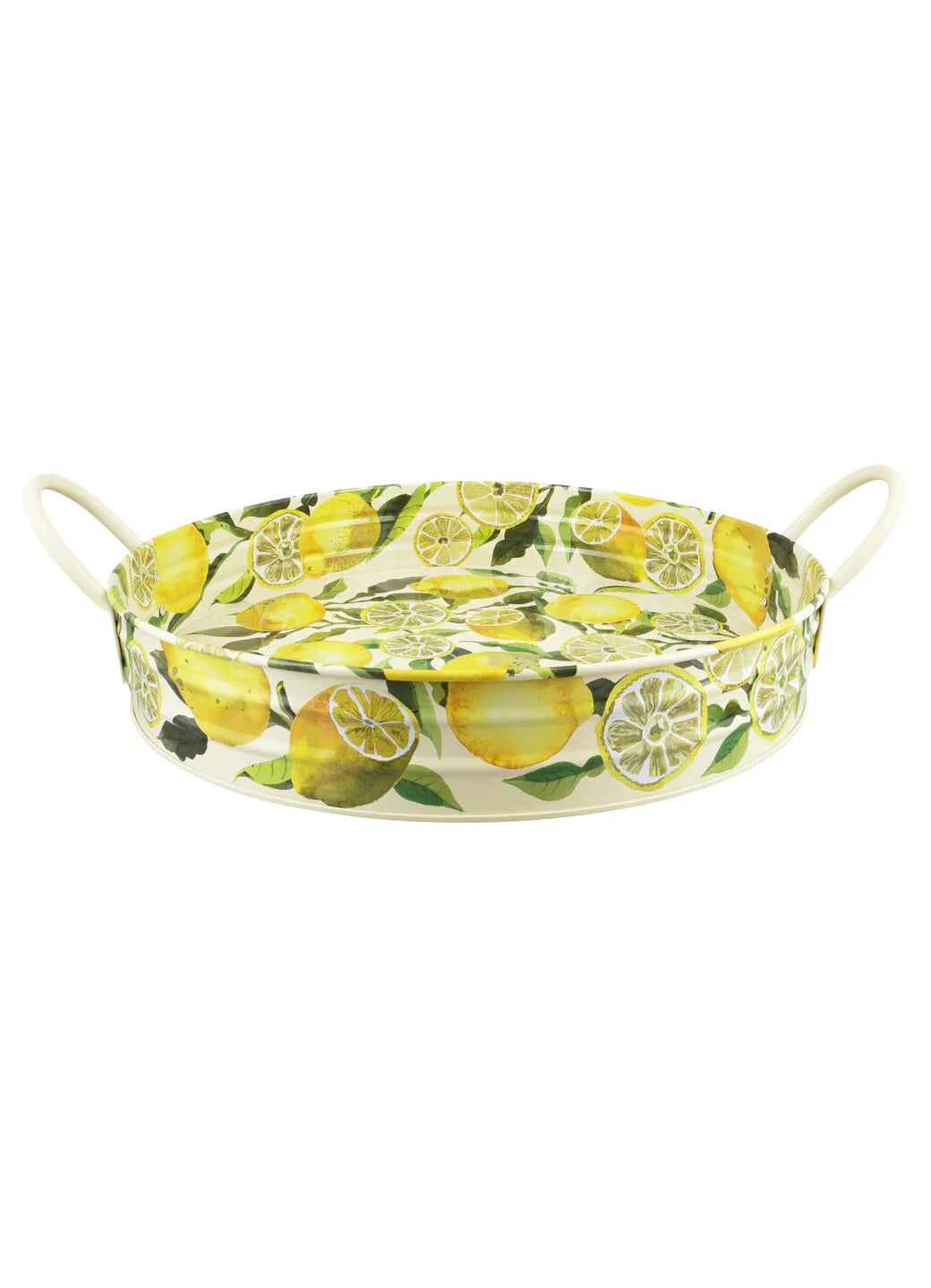 Large Handled Tray-Lemons