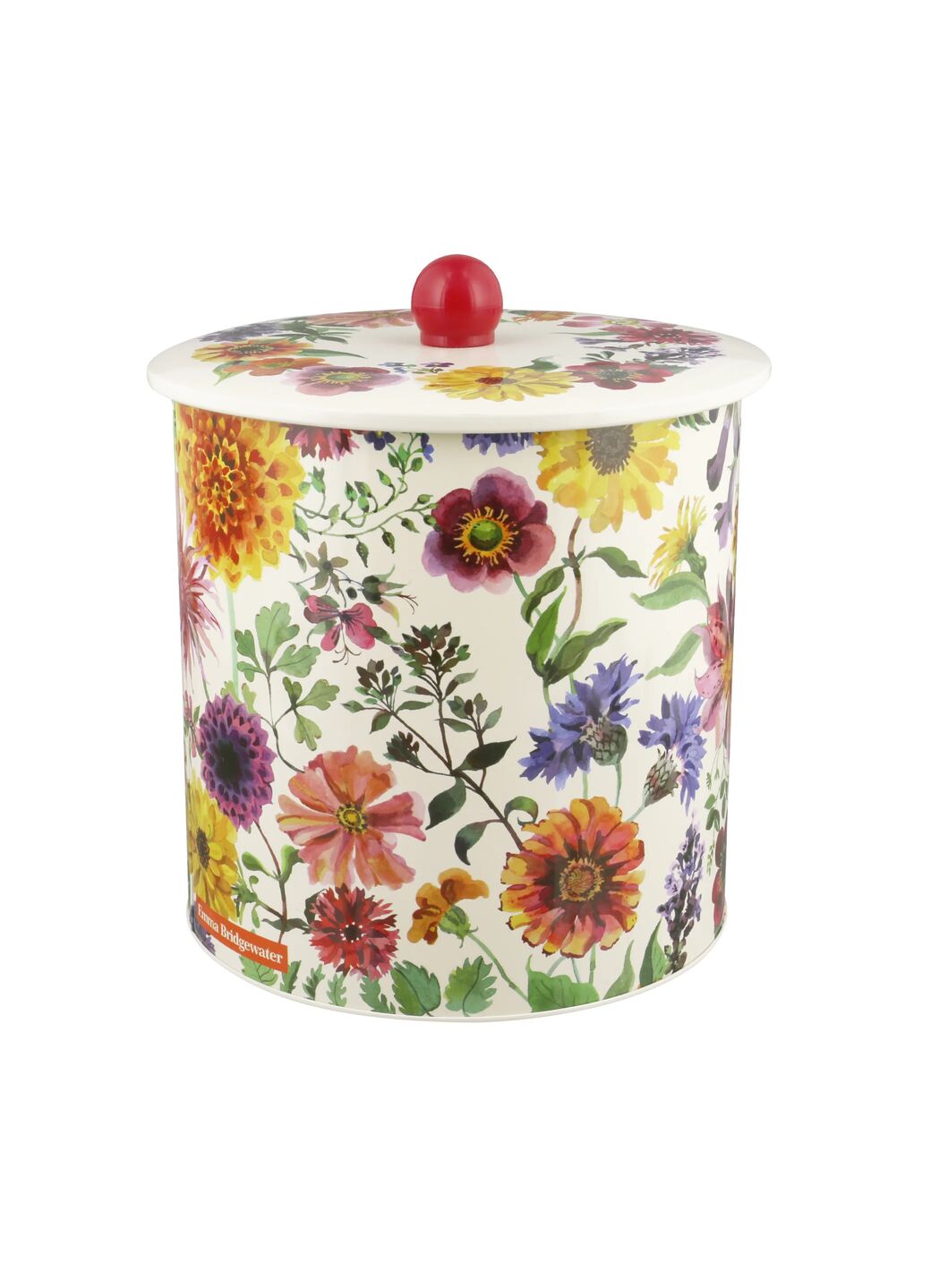 Garden Flowers Biscuit Barrell