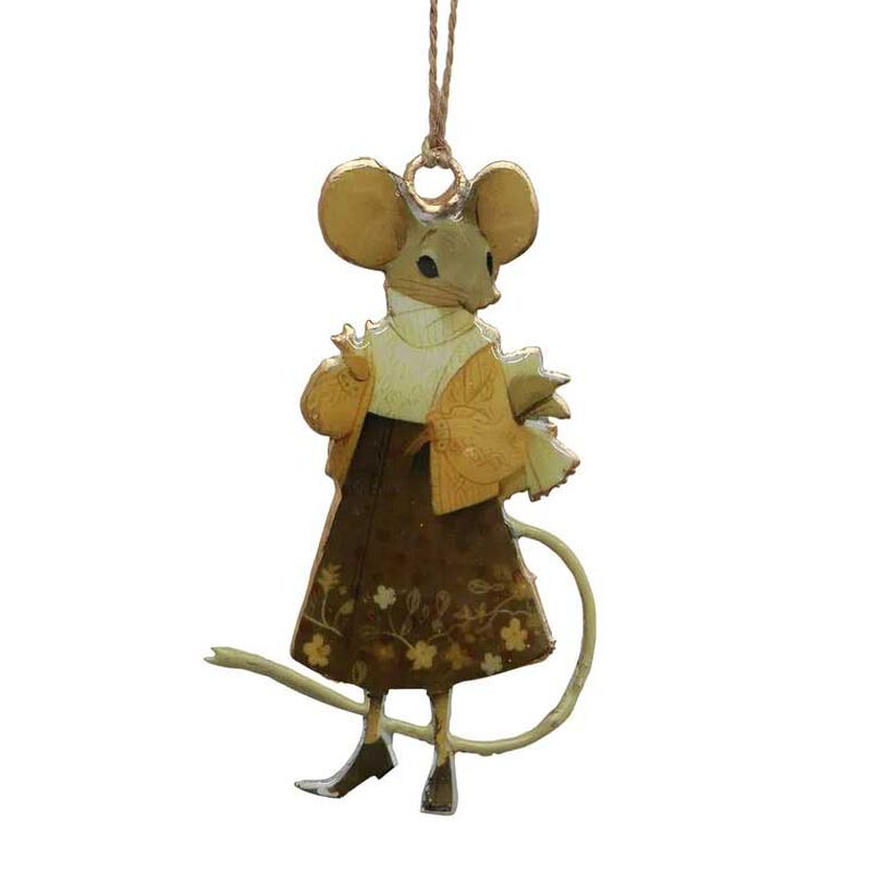 Beatrice Ochre Hanging Mouse