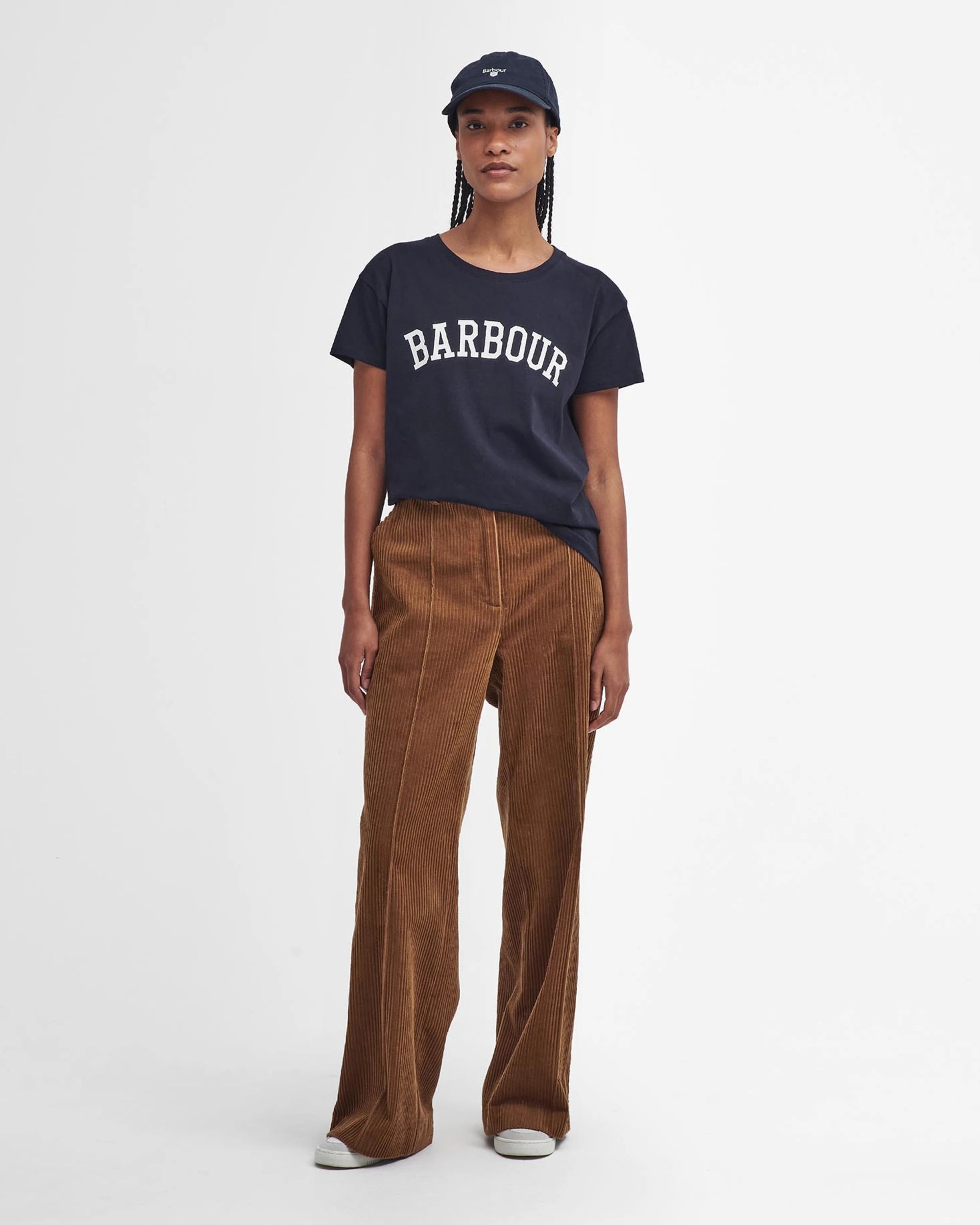 Barbour Northumberland Classic T-Shirt Navy/White