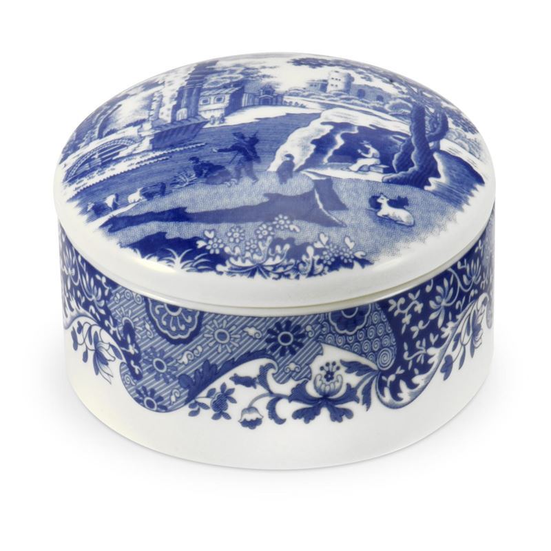Blue Italian Round Trinket