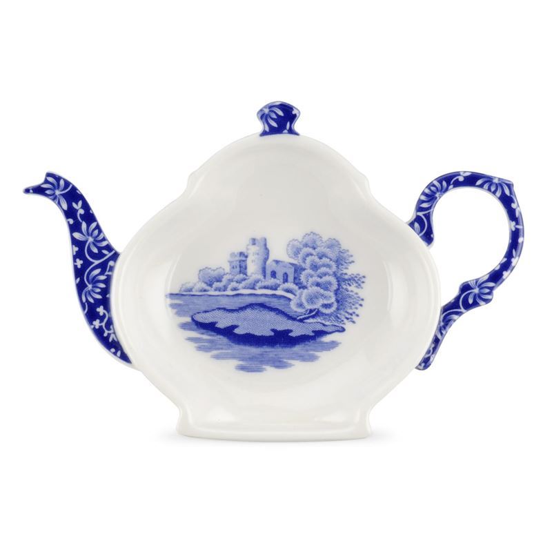 Blue Italian Teabag Tray/Spoon Rest
