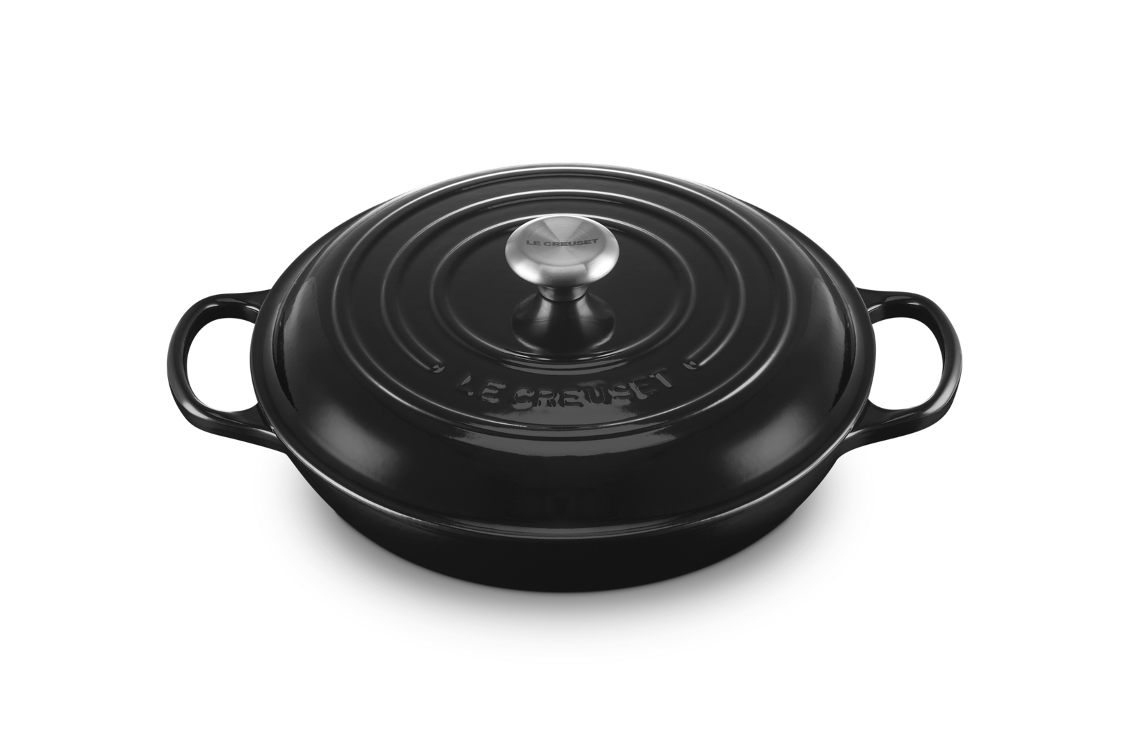 Signature Shallow Casserole 30cm-Matte Black