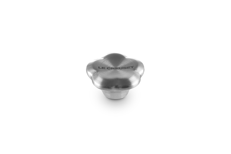 Signature Flower Knob Silver