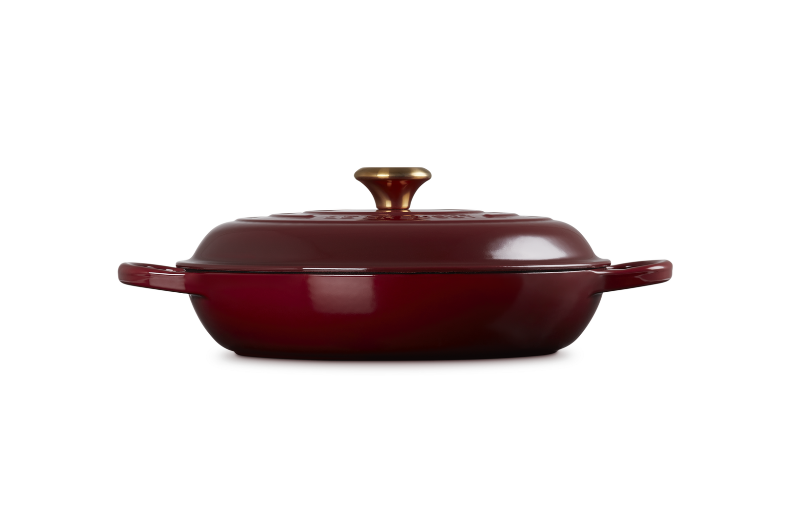 Signature Shallow Casserole 30cm-Garnet