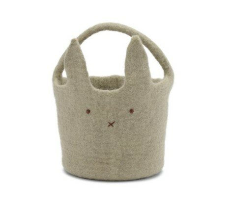 Big Bunny Basket Dusty Green