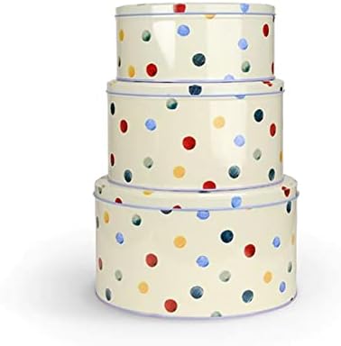 Polka Dot Round Tin/Medium