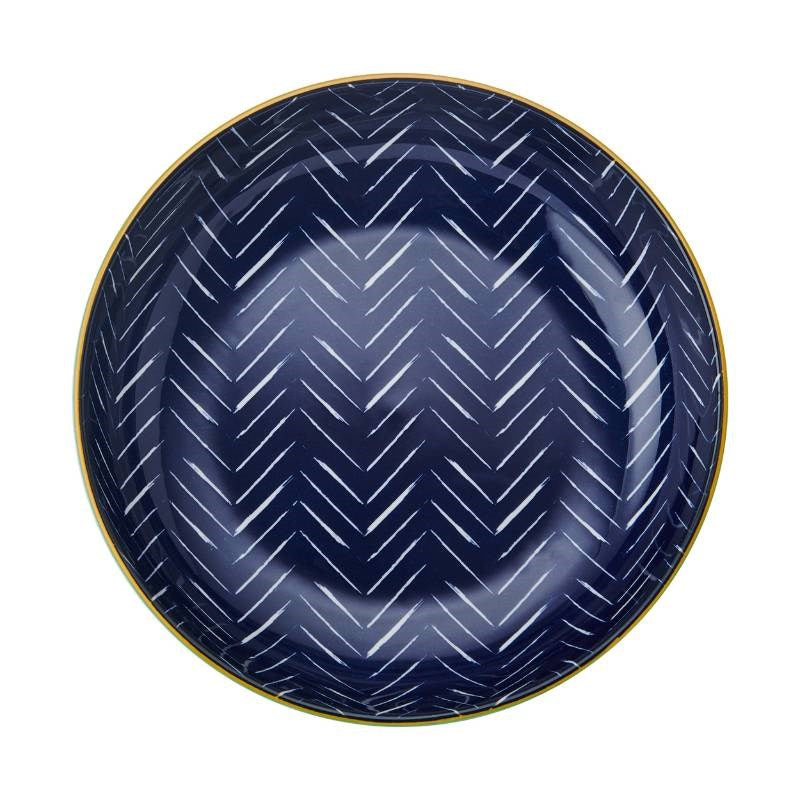 Mikasa Pasta Bowl 21cm Indigo Chevron