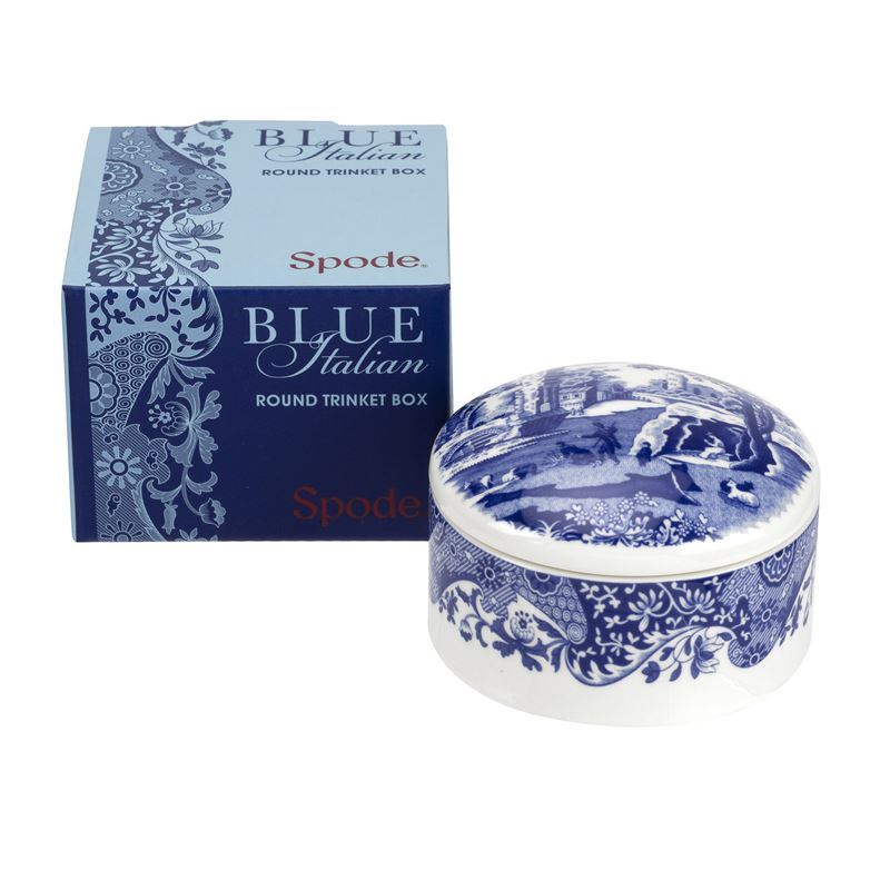 Blue Italian Round Trinket