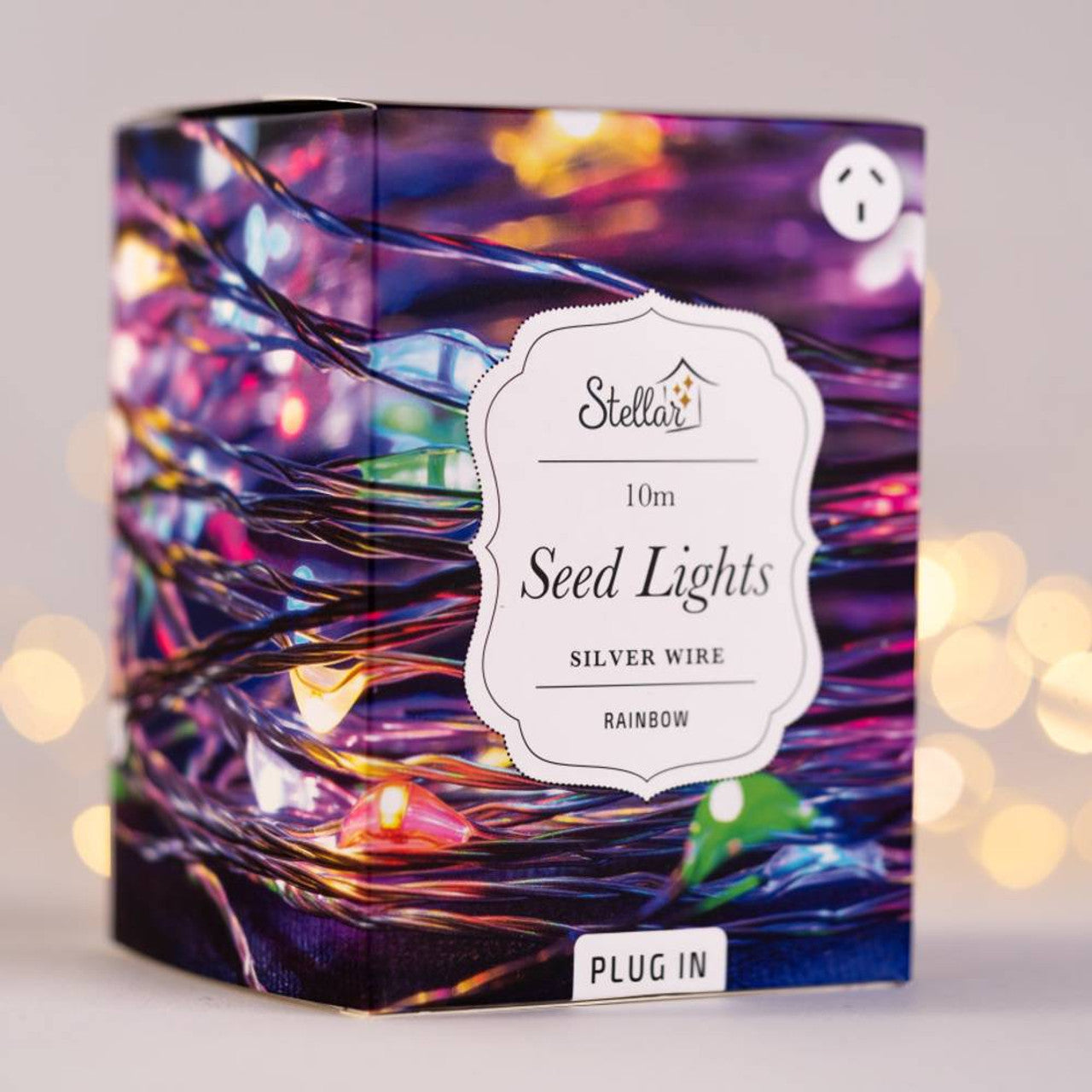 10M USB Silver Rainbow 100LED Lights