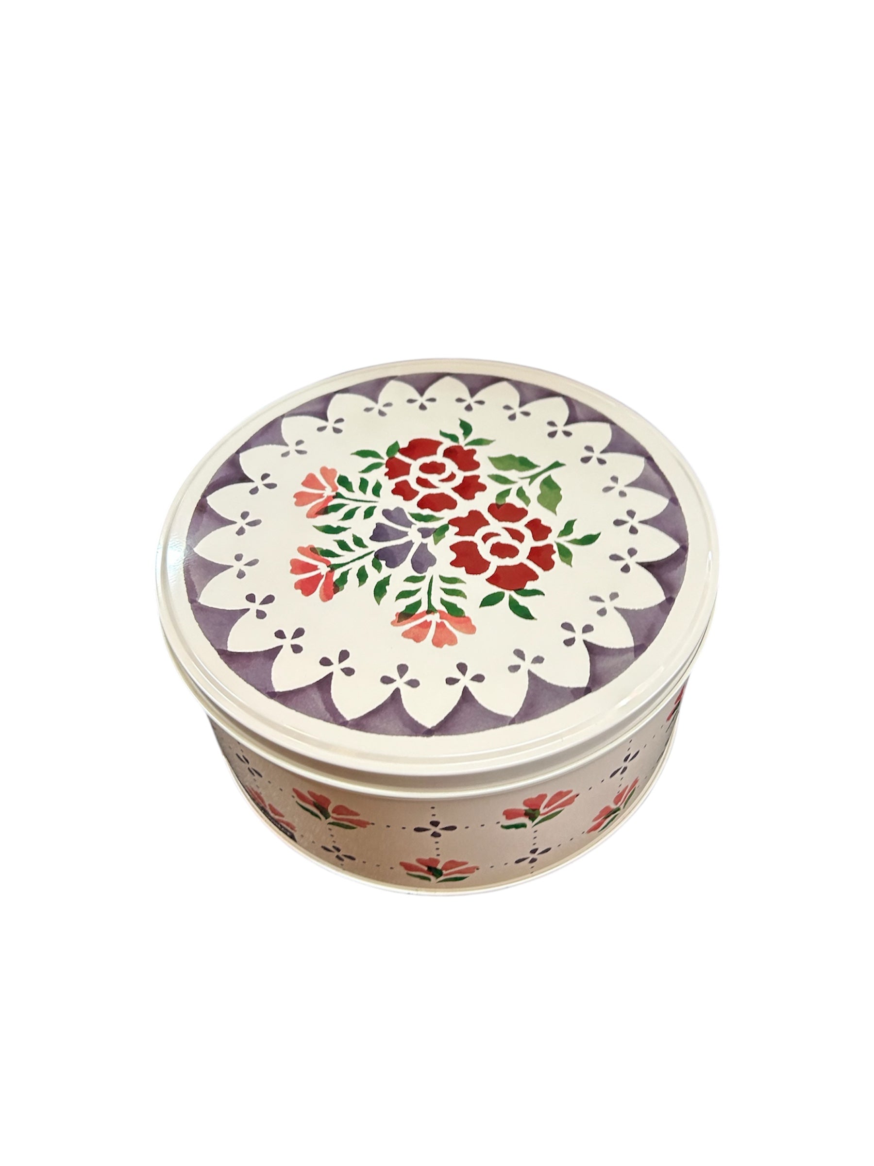 Antique Rose Round Tin-Small