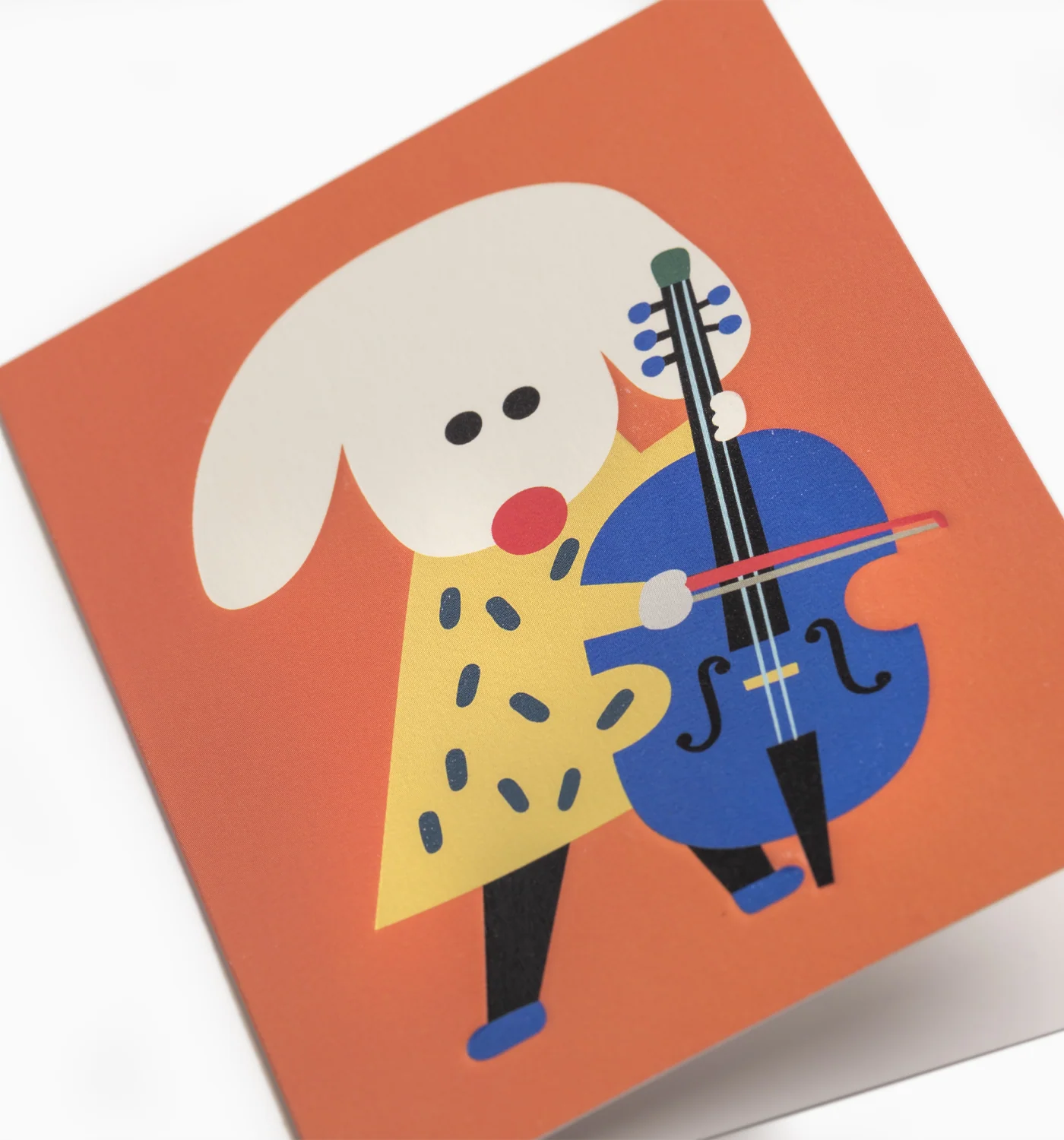 Cello Dog- Mini Card
