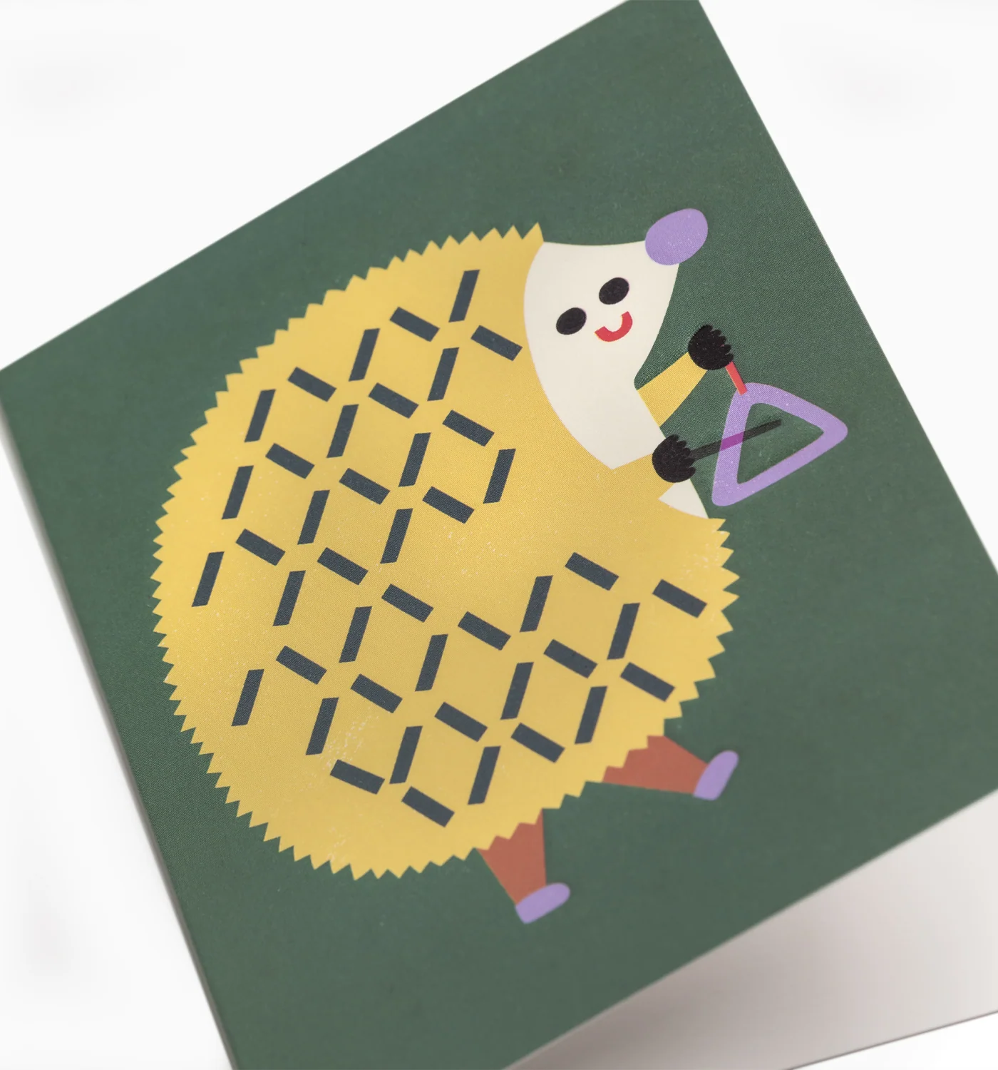 Triangle Hedgehog- Mini Card