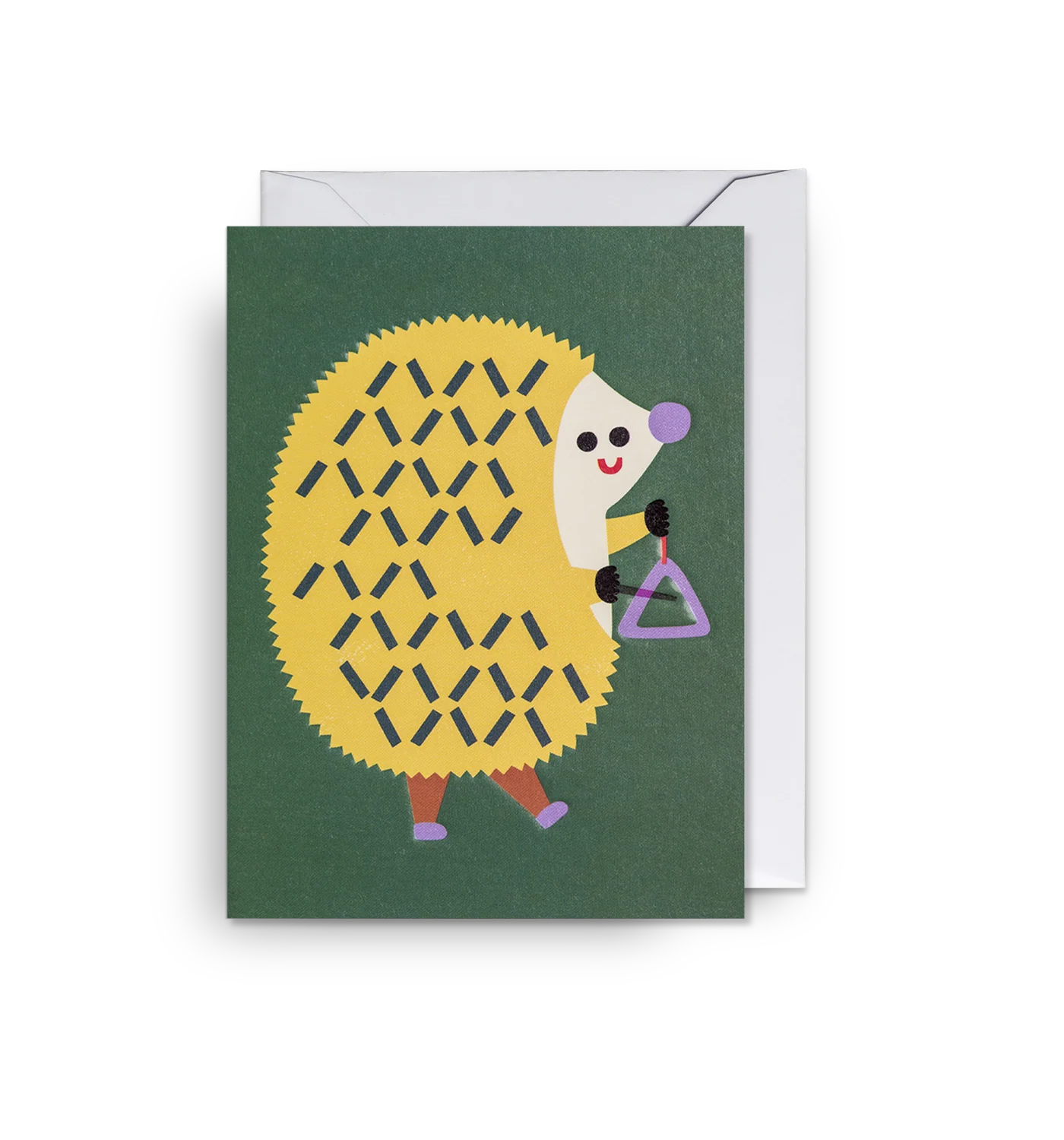 Triangle Hedgehog- Mini Card