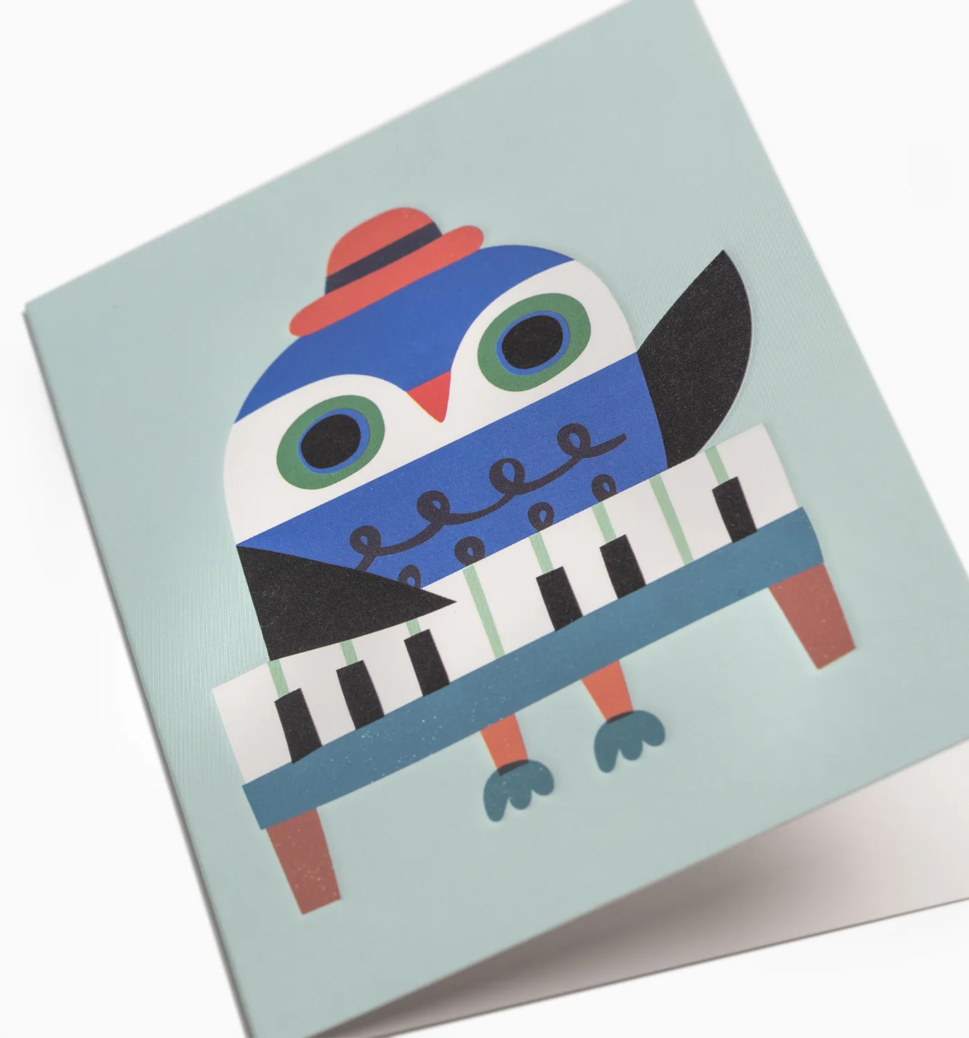 Piano Owl- Mini Card