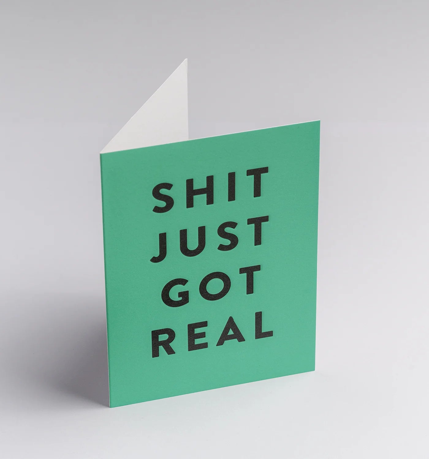 Shit Just Got Real- Mini Card