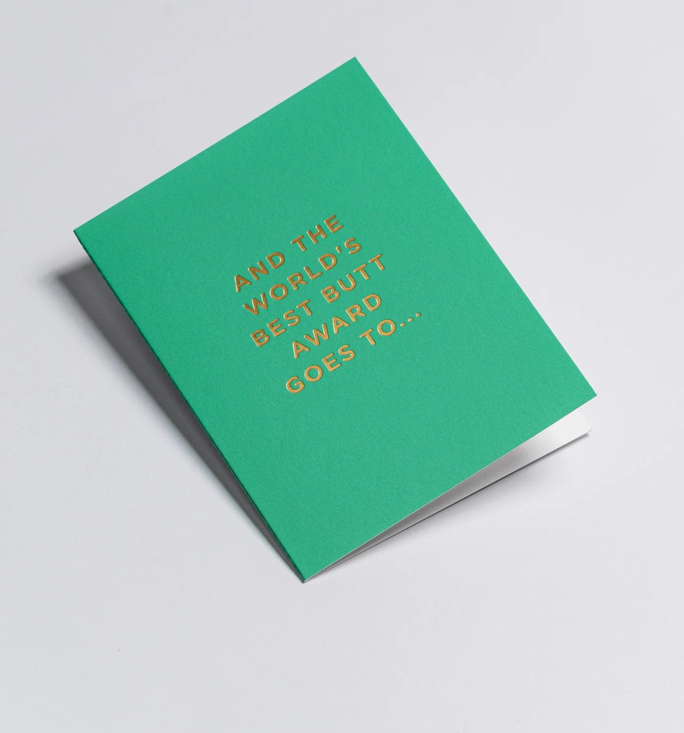 And The World's Best Butt Award Goes To... - Mini Card