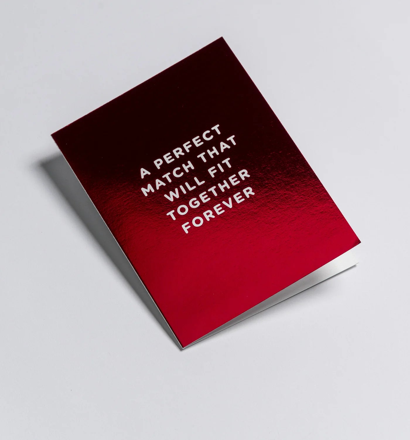 A Perfect Match That Will Fit Together For Ever- Mini Card