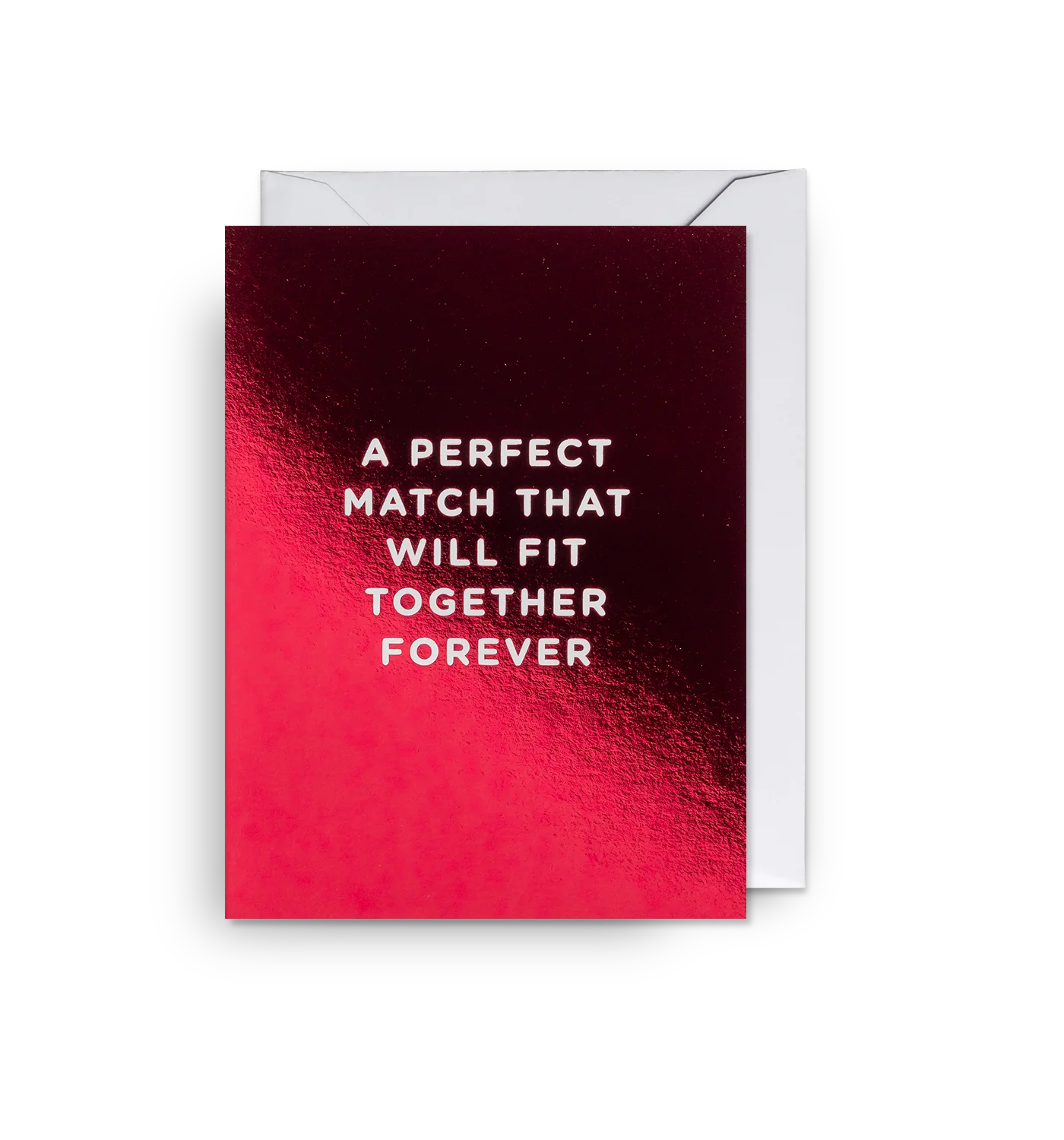 A Perfect Match That Will Fit Together For Ever- Mini Card