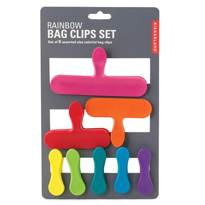 Rainbow Bag Clips/Assorted Sizes