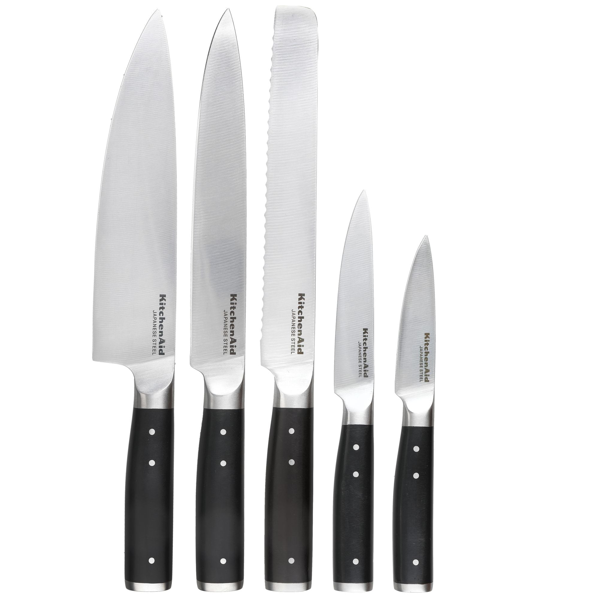 6 Piece Birch Wood Knife Block Set