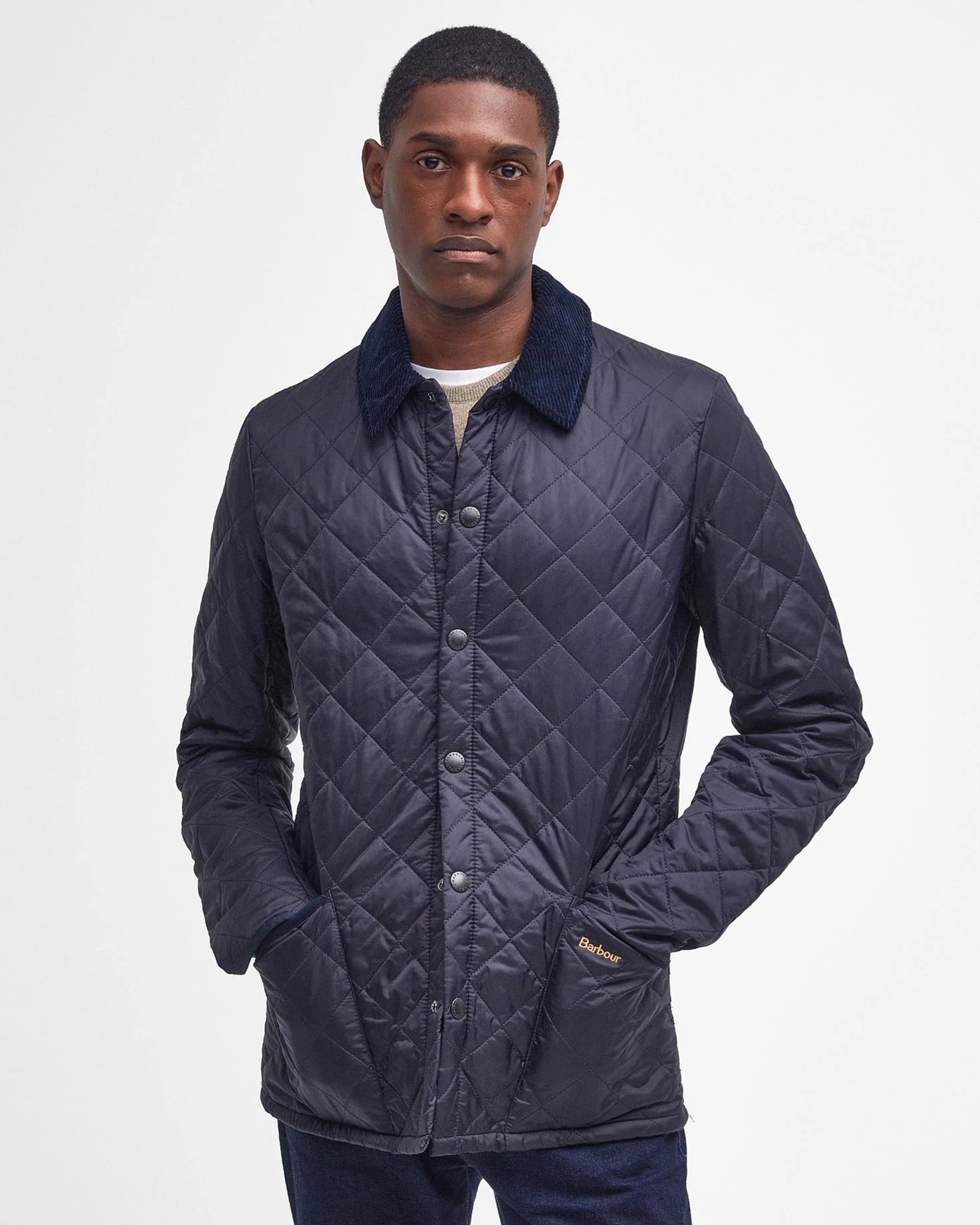 Barbour Heritage Liddesdale Quilted Jacket Navy