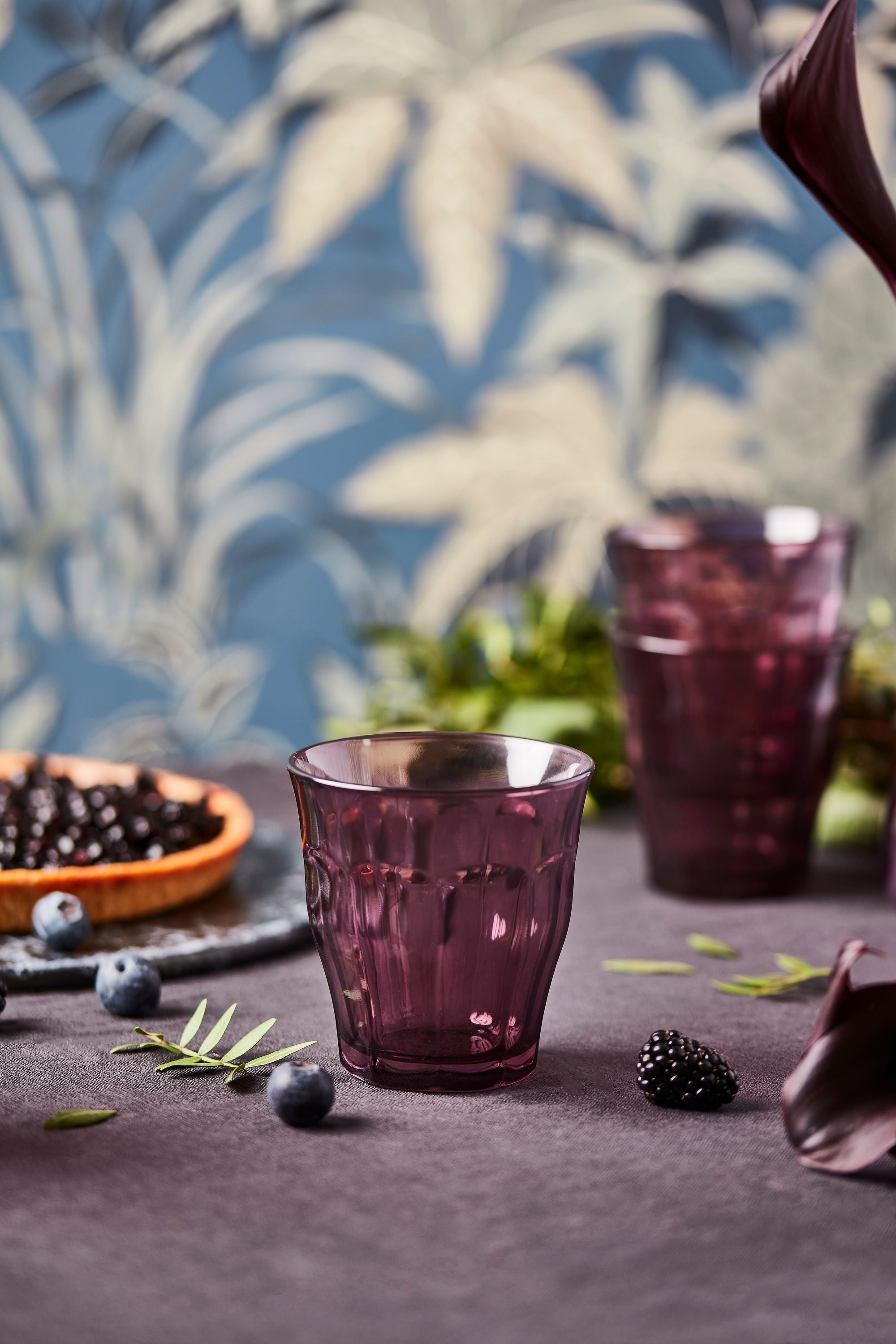 Picardie Plum Tumbler 250ml Set of 4 Promo $49.99
