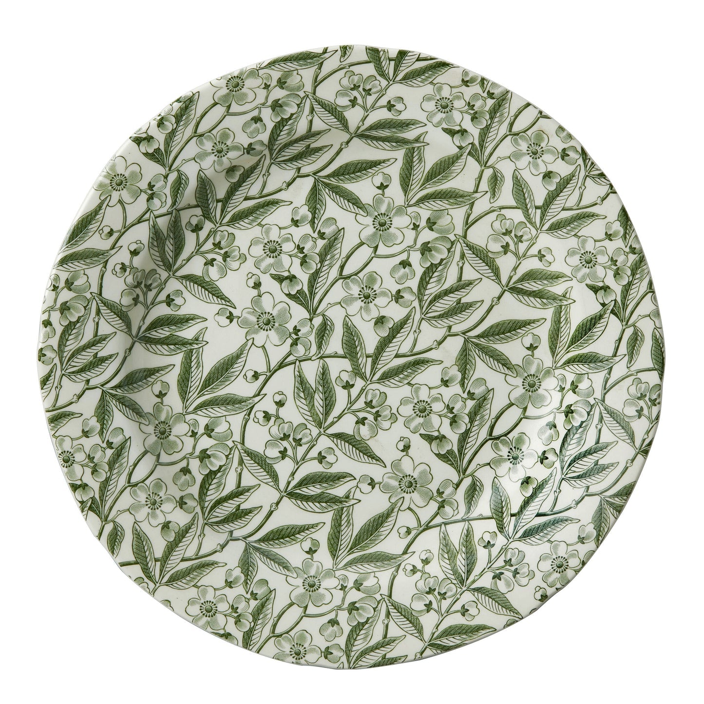 Green Prunus Plate 19cm