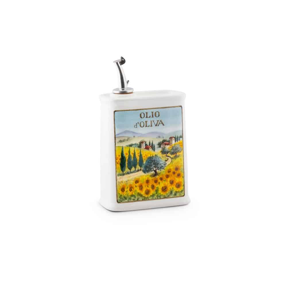 Sunflowers Ceramic Oil Cruet 250ml