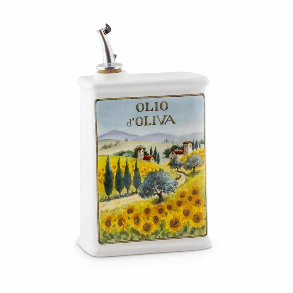 Sunflowers Ceramic Oil Cruet 500ml