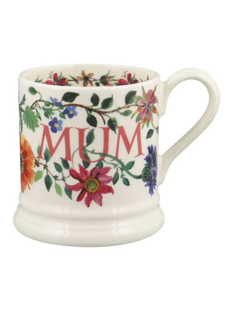 Half Pint Mug Garden Flowers Mum