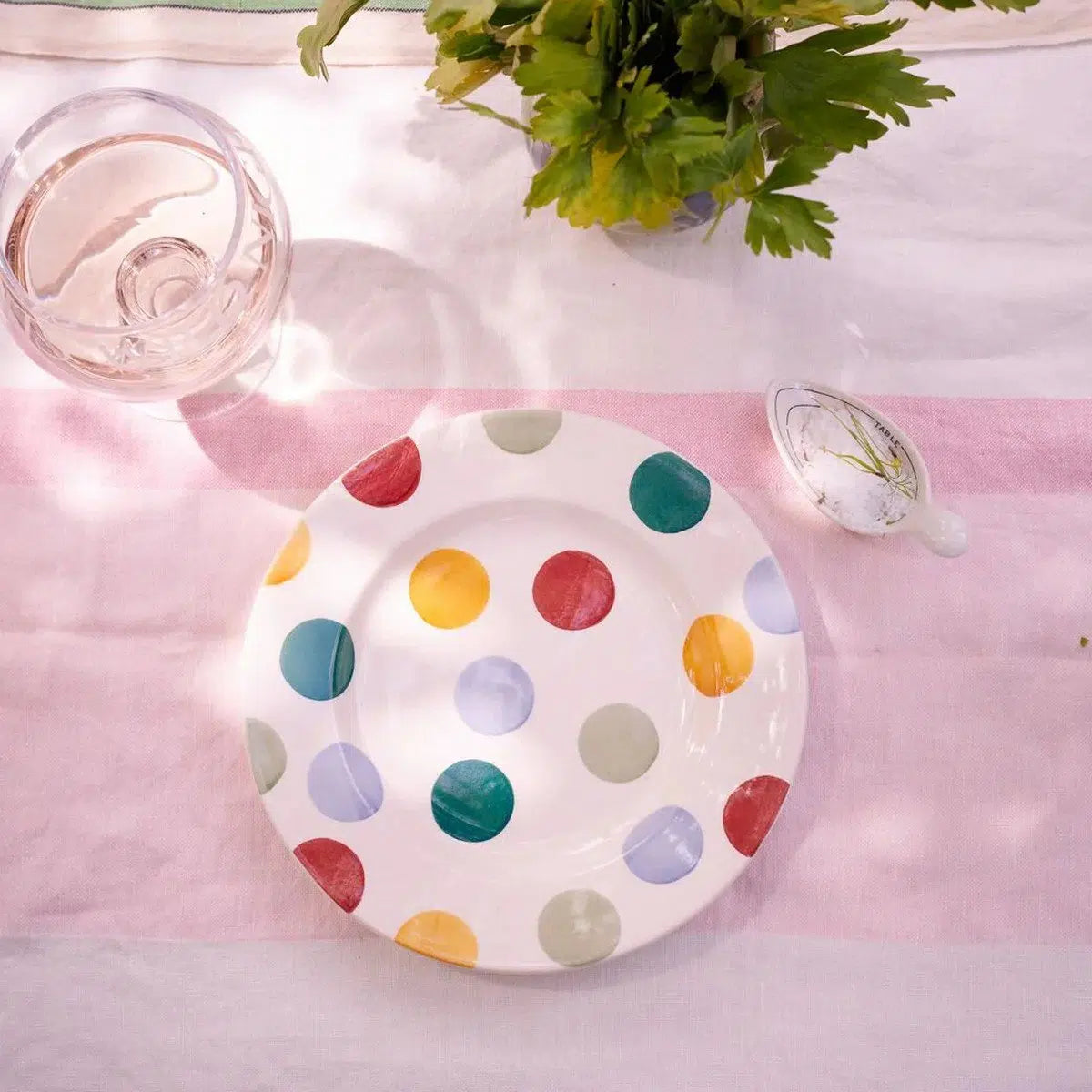 Big Polka Dot 8 1/2" Plate