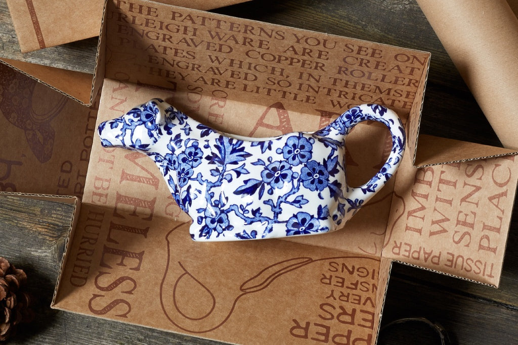 Blue Arden Cow Creamer