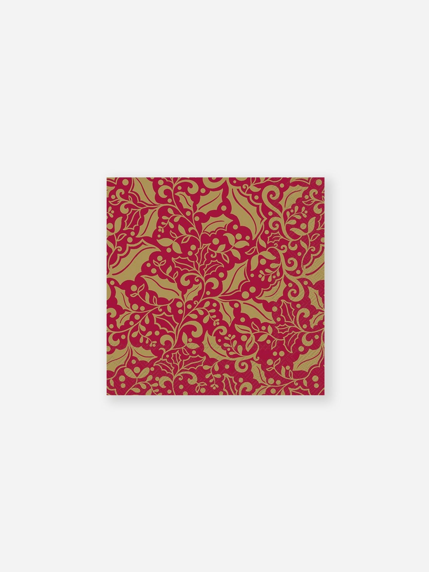 Christmas Sparkle Red Gold Napkin