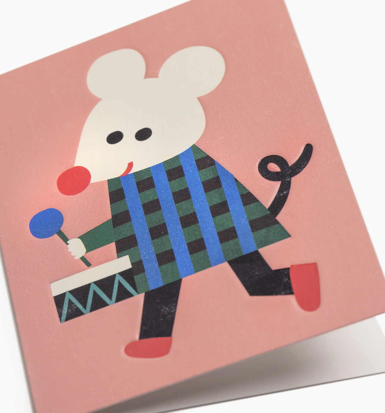 Drum Mouse- Mini Card