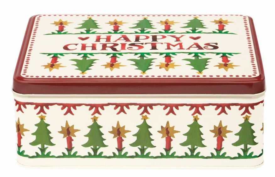 Happy Christmas Rectangular Tin
