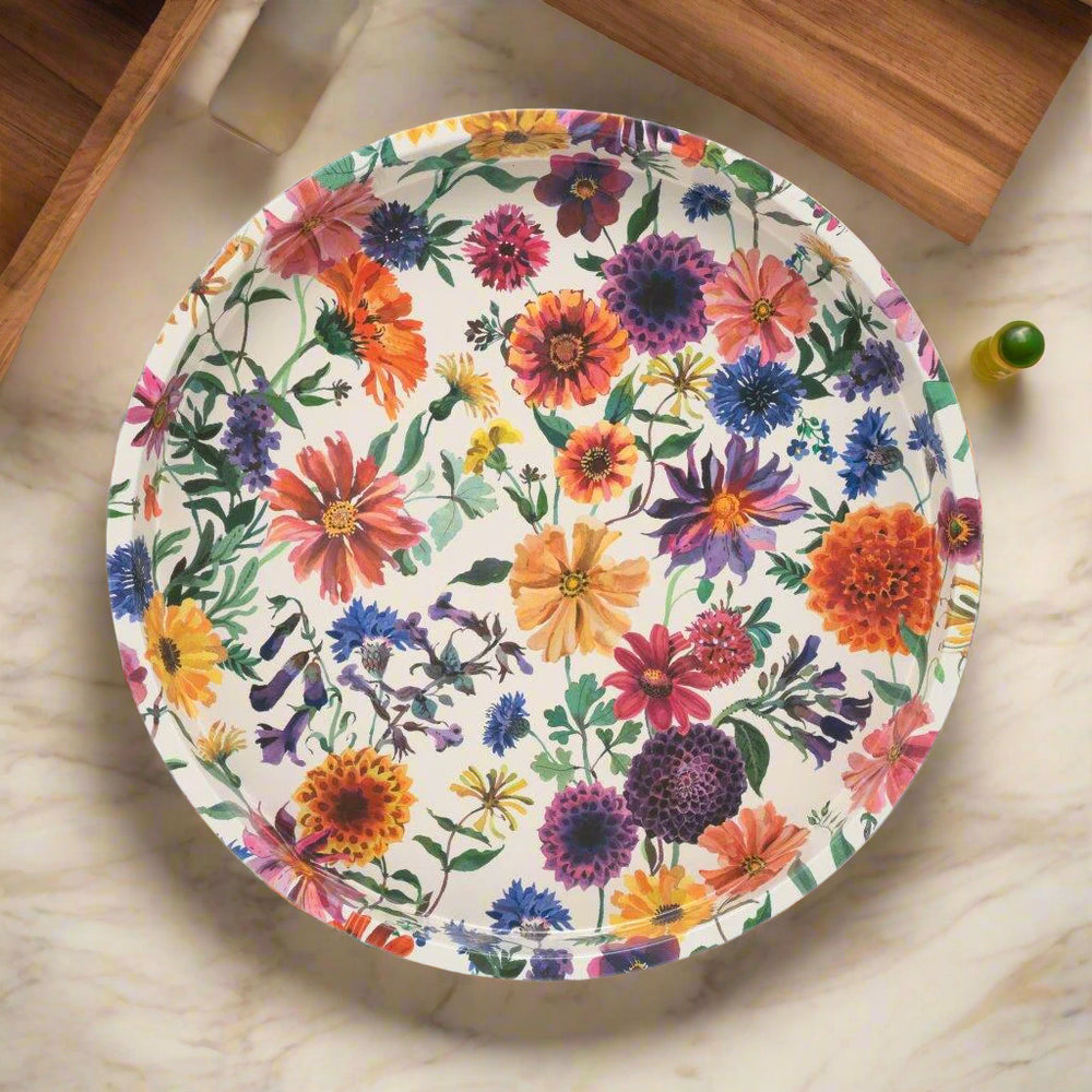 Garden Flowers Deepwell Tray