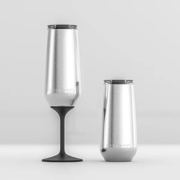 Stemmed Champagne Flute - Sand Beige
