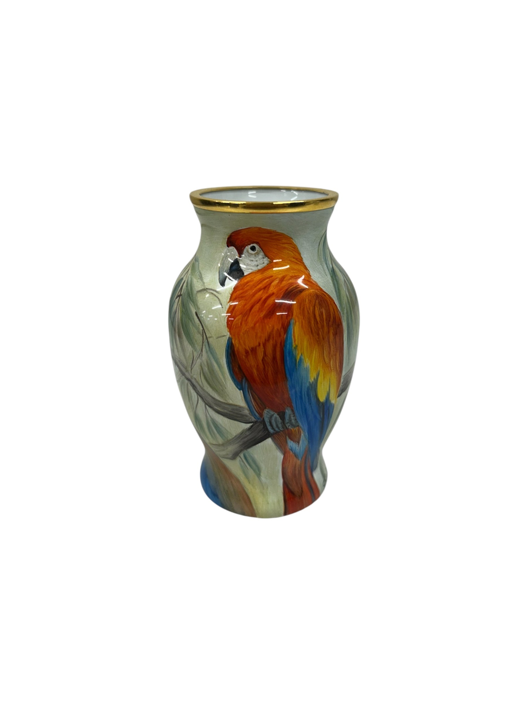 Parrot Vase
