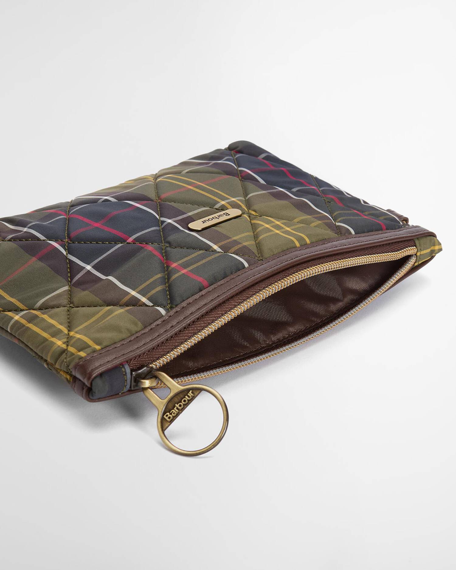 Barbour Wetherham Quilted Tote Bag Classic Tartan