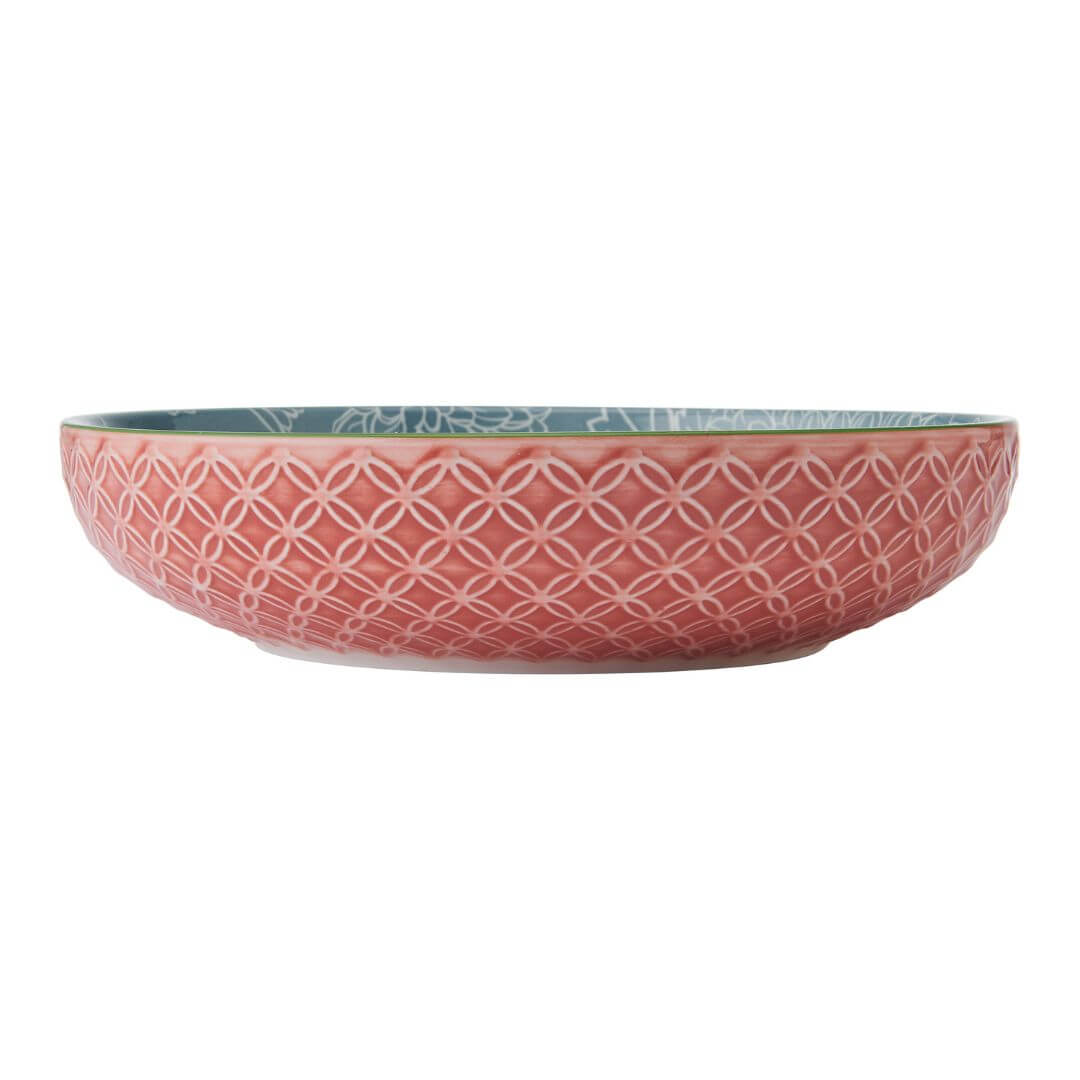Mikasa Pasta Bowl 21cm Geometric Leaf
