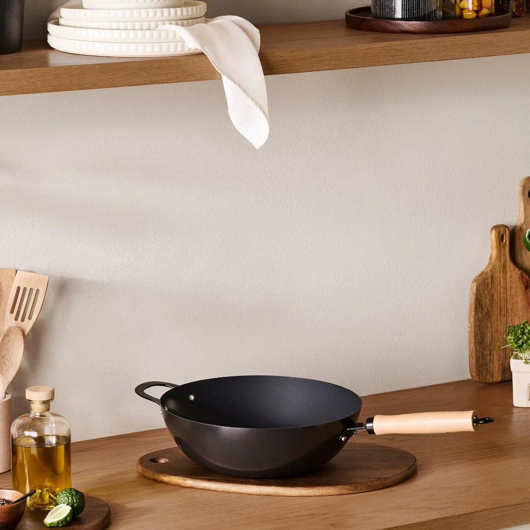 Carbon Steel Wok 30cm