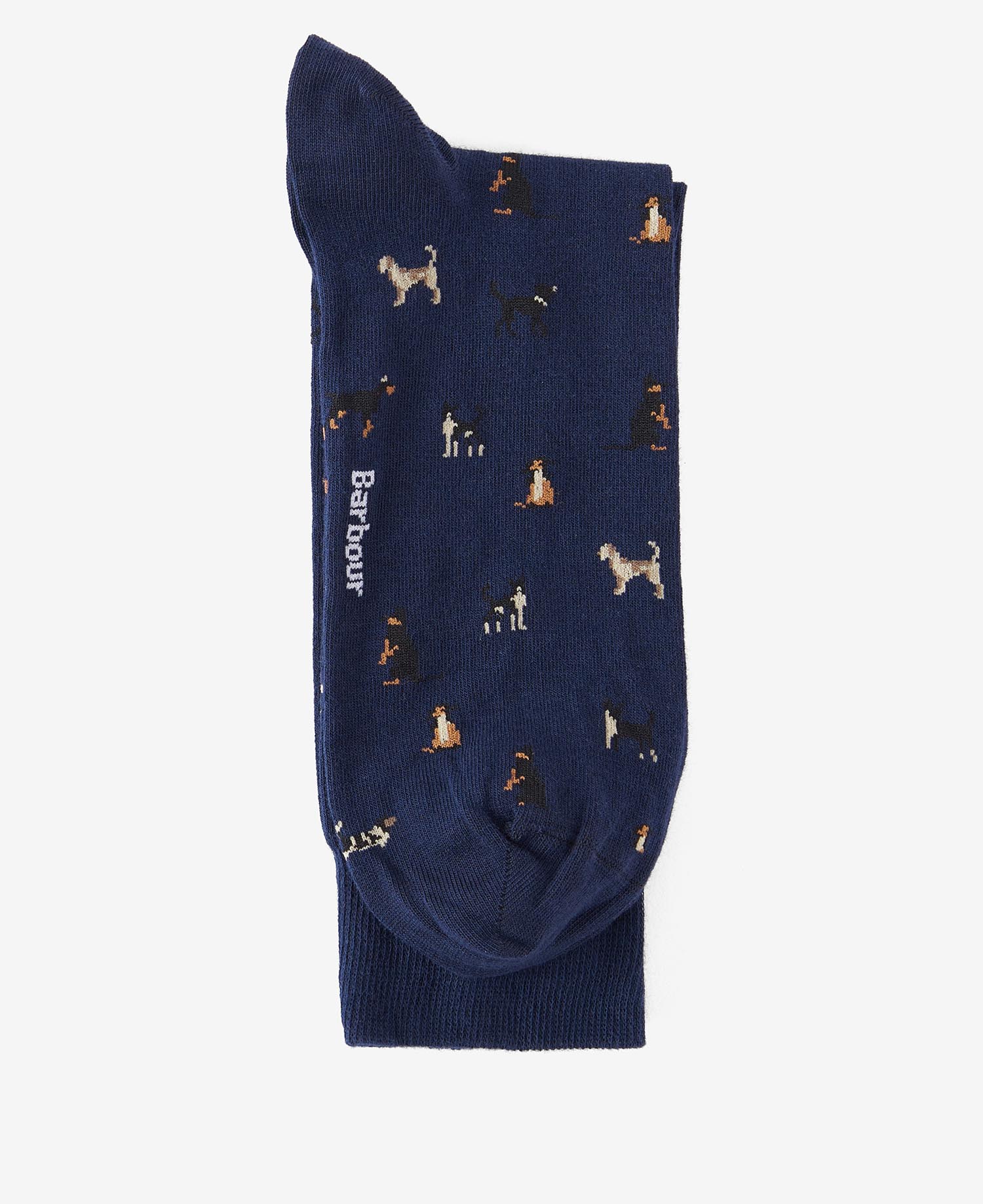 Barbour Marvin Socks Mid -Blue Dog