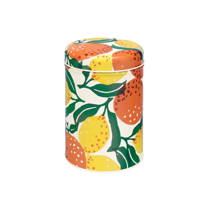 Oranges & Lemons Round Caddy